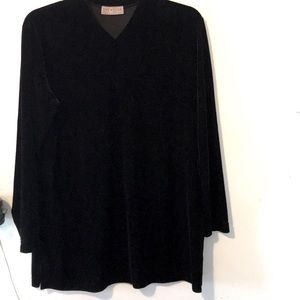 Velvet tunic style top -gorgeous feel